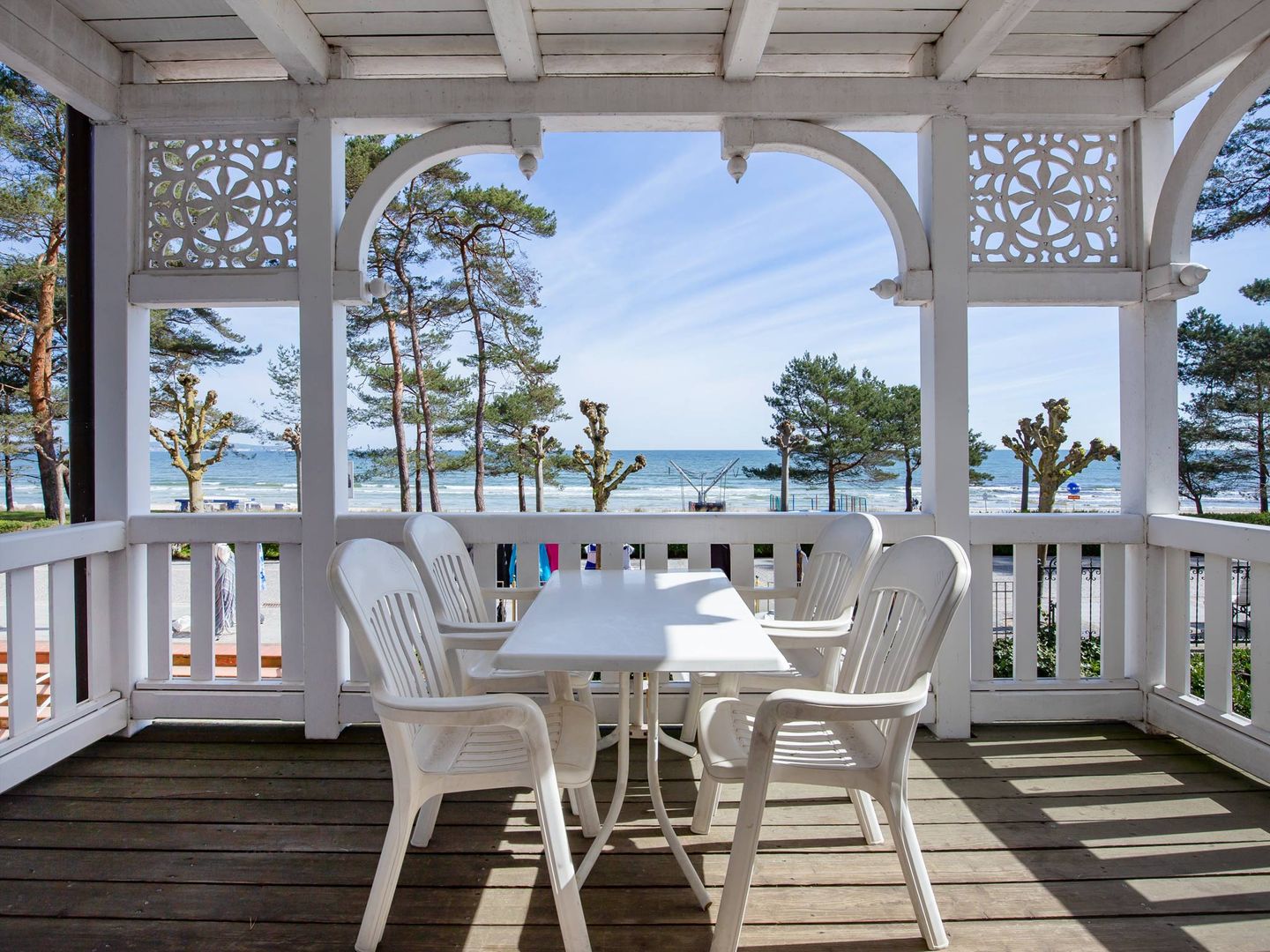 Strandvillen Binz Ferienwohnung mit Meerblick, 1 Schlafzimmer und Balkon (SV/752) Insel Rügen - Balkon