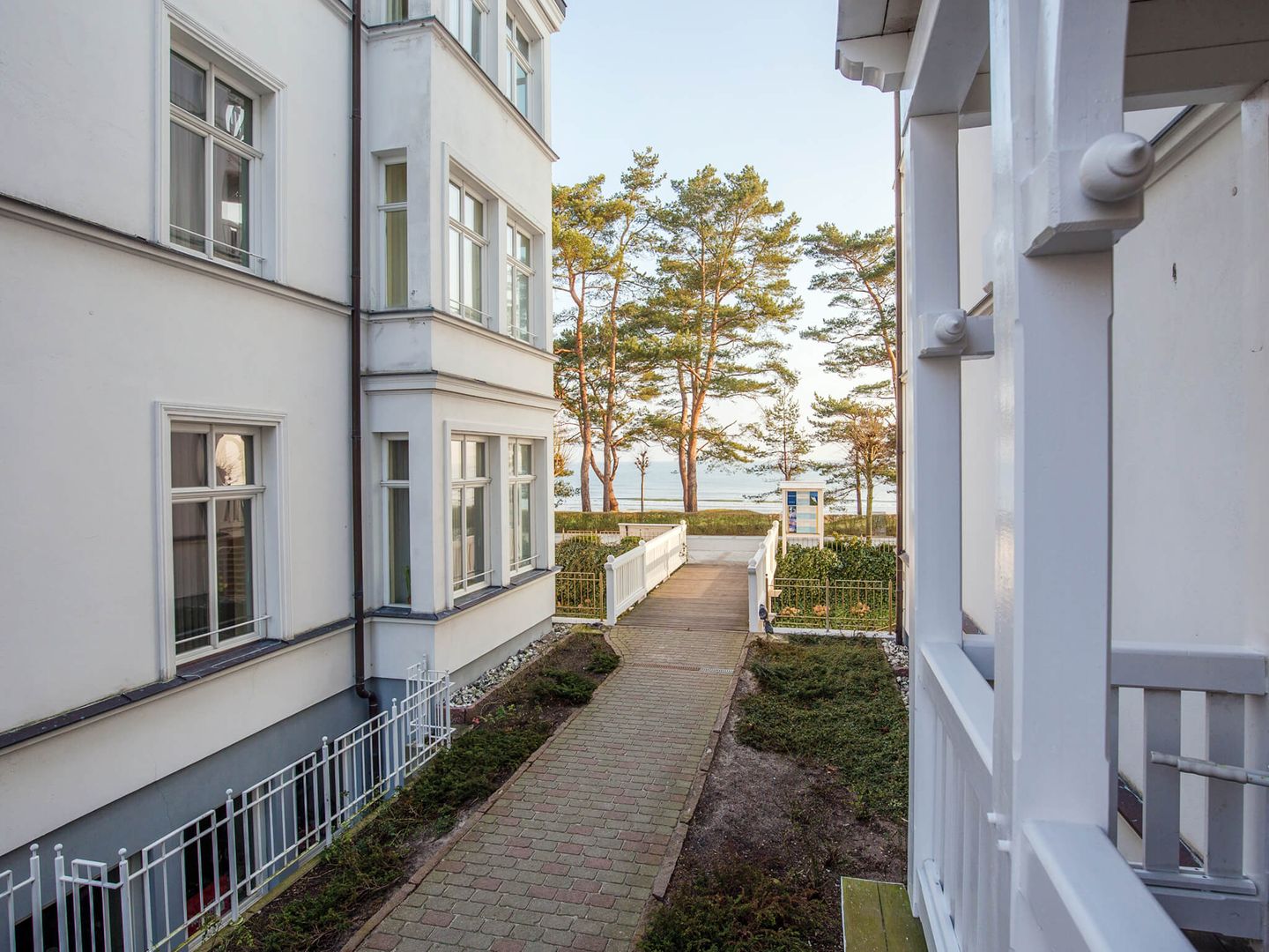 Strandvillen Binz Ferienwohnung mit 2 Schlafzimmern und Balkon (SV/755) Insel Rügen - Meerblick