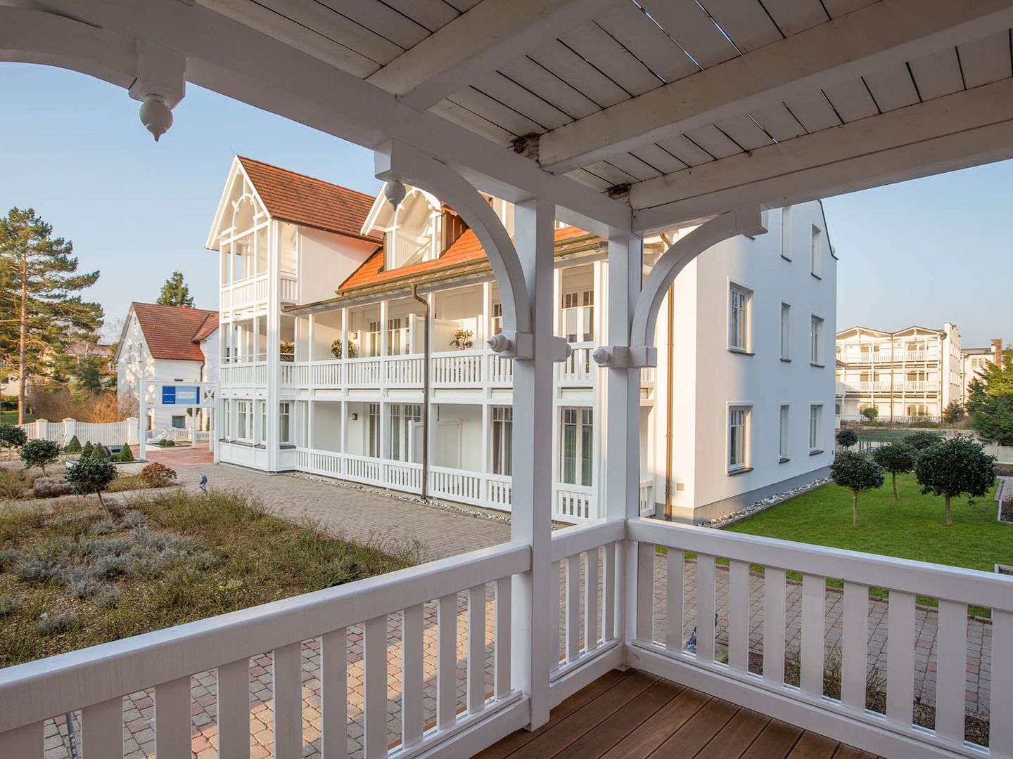 Strandvillen Binz Ferienwohnung mit 2 Schlafzimmern und Balkon (SV/755) Insel Rügen - Balkon