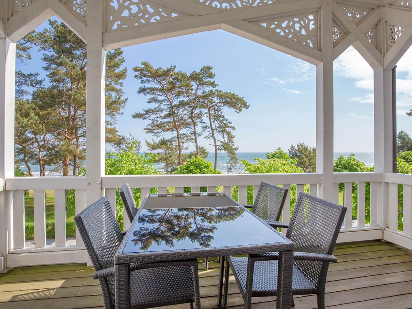 Strandvillen Binz Ferienwohnung mit Meerblick, 1 Schlafzimmer und Balkon (SV/759) Insel Rügen - Balkon