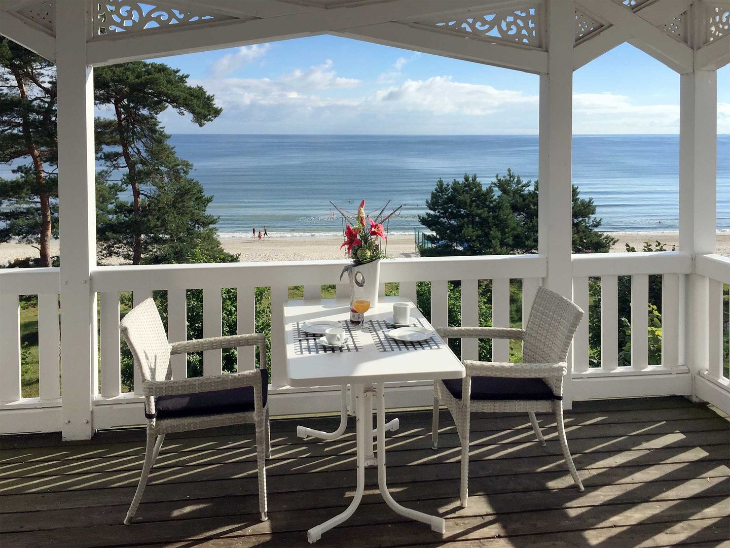 Strandvillen Binz Ferienwohnung mit Meerblick, 1 Schlafzimmer und Balkon (SV/762) Insel Rügen - Balkon
