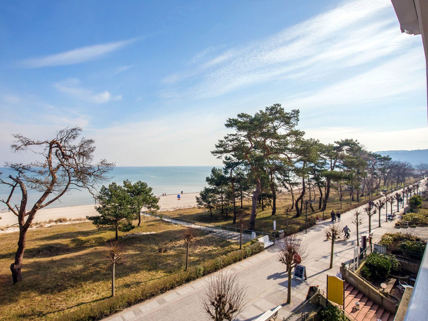 Strandvillen Binz Ferienwohnung mit Meerblick, 1 Schlafzimmer und Balkon (SV/762) Insel Rügen - Meerblick