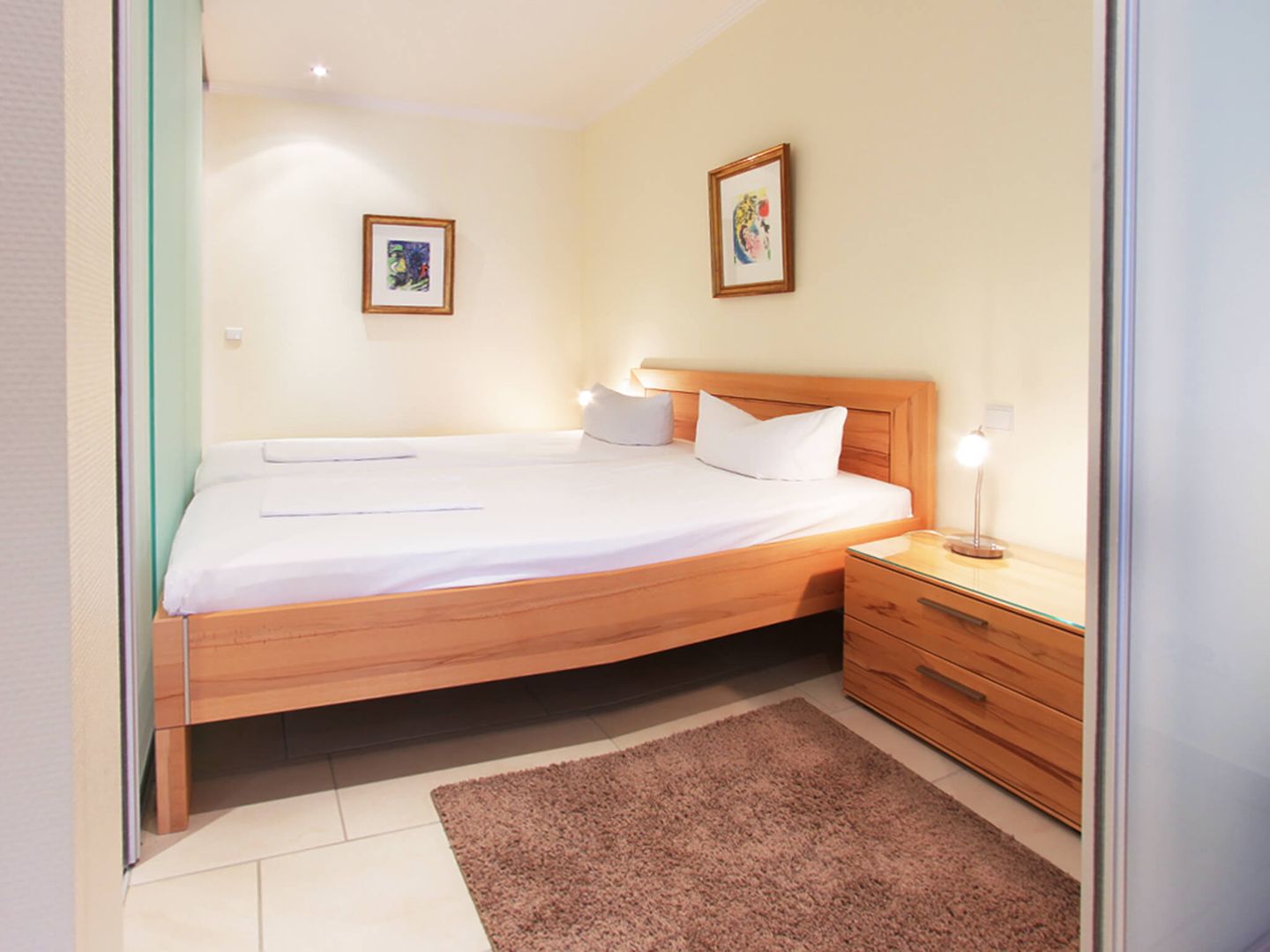 Strandvillen Binz Ferienwohnung mit Meerblick, 2 Schlafzimmern und Balkon (SV/768) Insel Rügen - Schlafzimmer