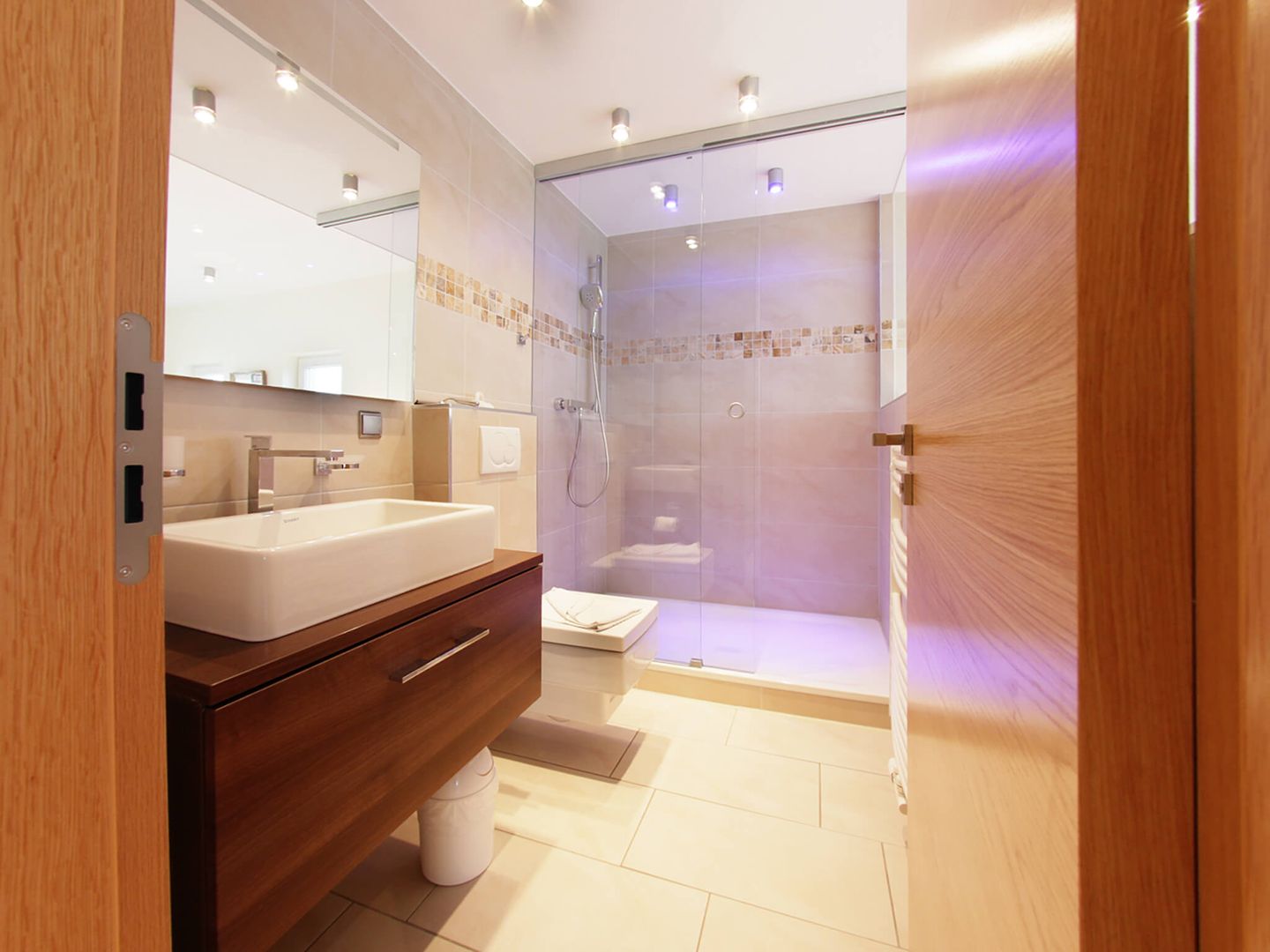 Strandvillen Binz Ferienwohnung mit Meerblick, 2 Schlafzimmern und Balkon (SV/768) Insel Rügen - Badezimmer