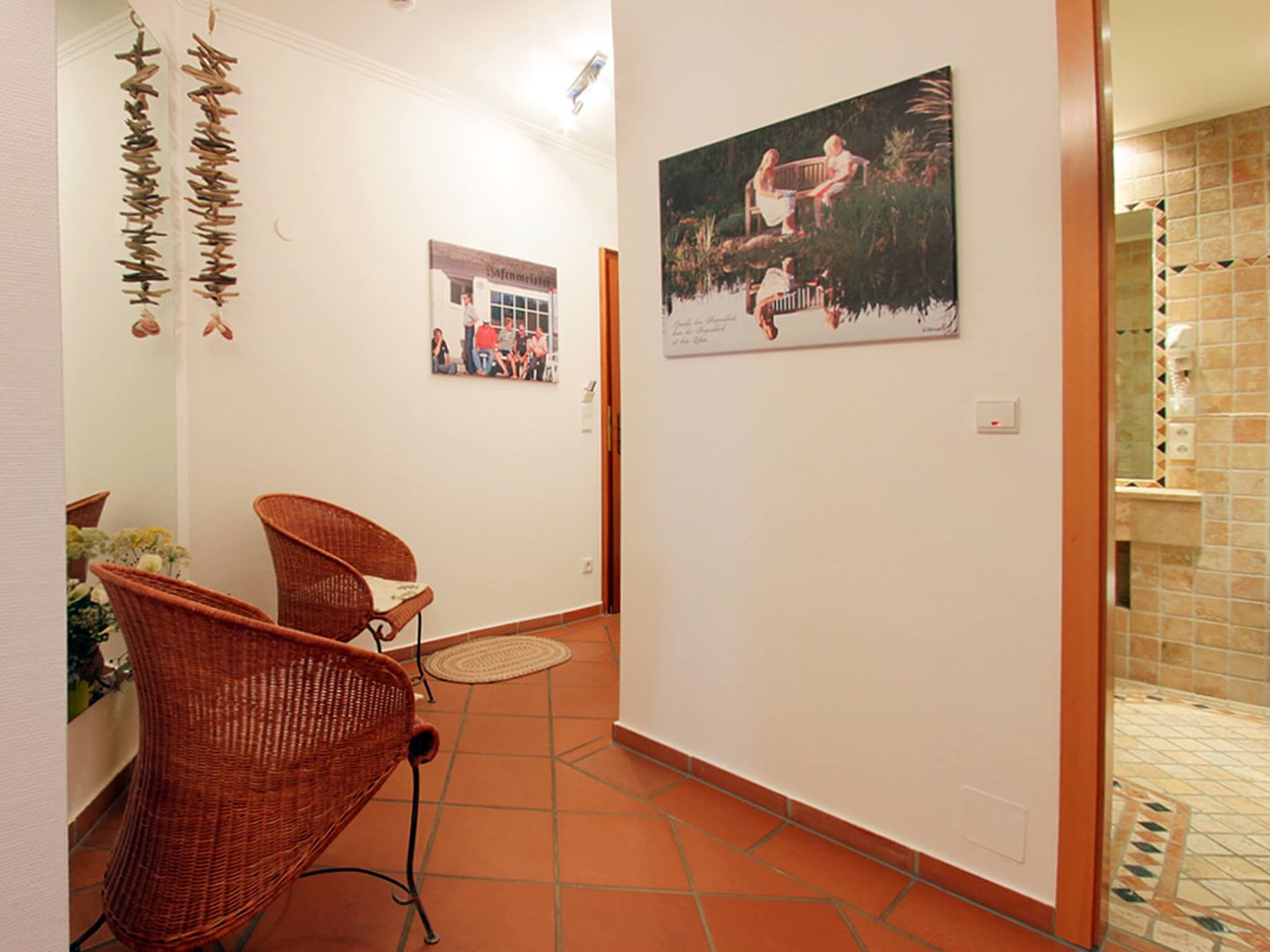 Strandvillen Binz Ferienwohnung mit Meerblick, 1 Schlafzimmer und Balkon (SV/769) Insel Rügen - Empfang