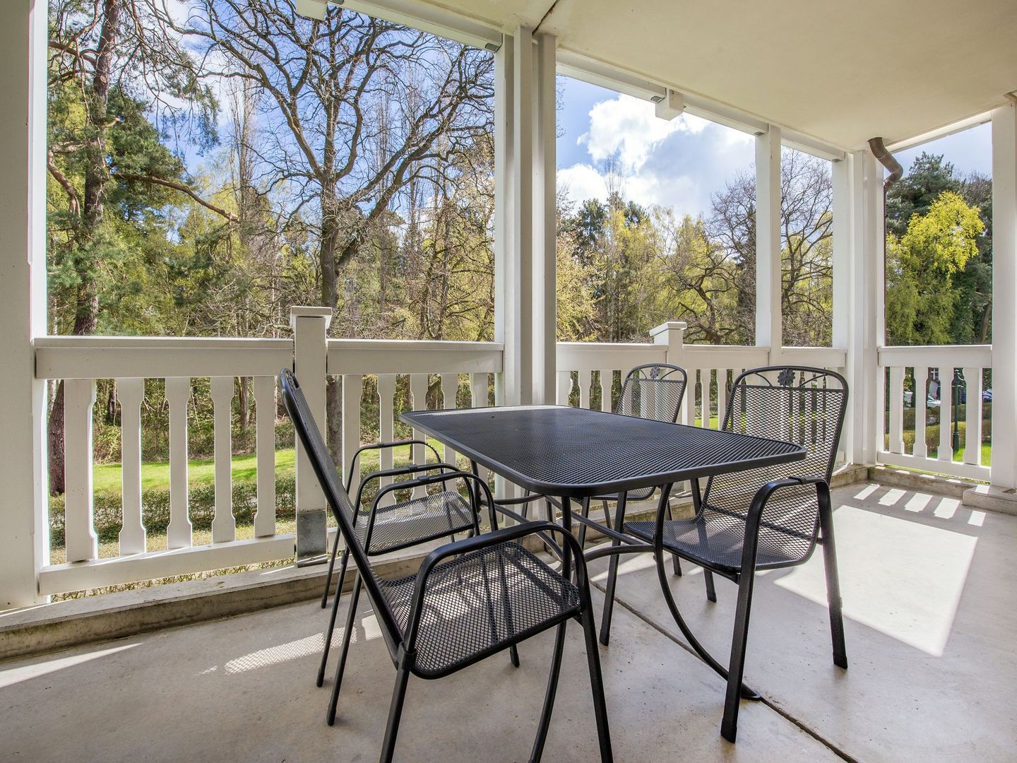 Dünenpark Binz Komfort Ferienwohnung mit 1 Schlafzimmer und Balkon im Obergeschoss (037) Insel Rügen - Balkon