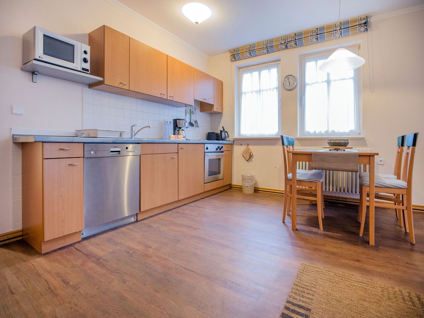 Dünenpark Binz Komfort Ferienwohnung mit 1 Schlafzimmer und Terrasse im Erdgeschoss (130) Insel Rügen - Küche / Küchenzeile