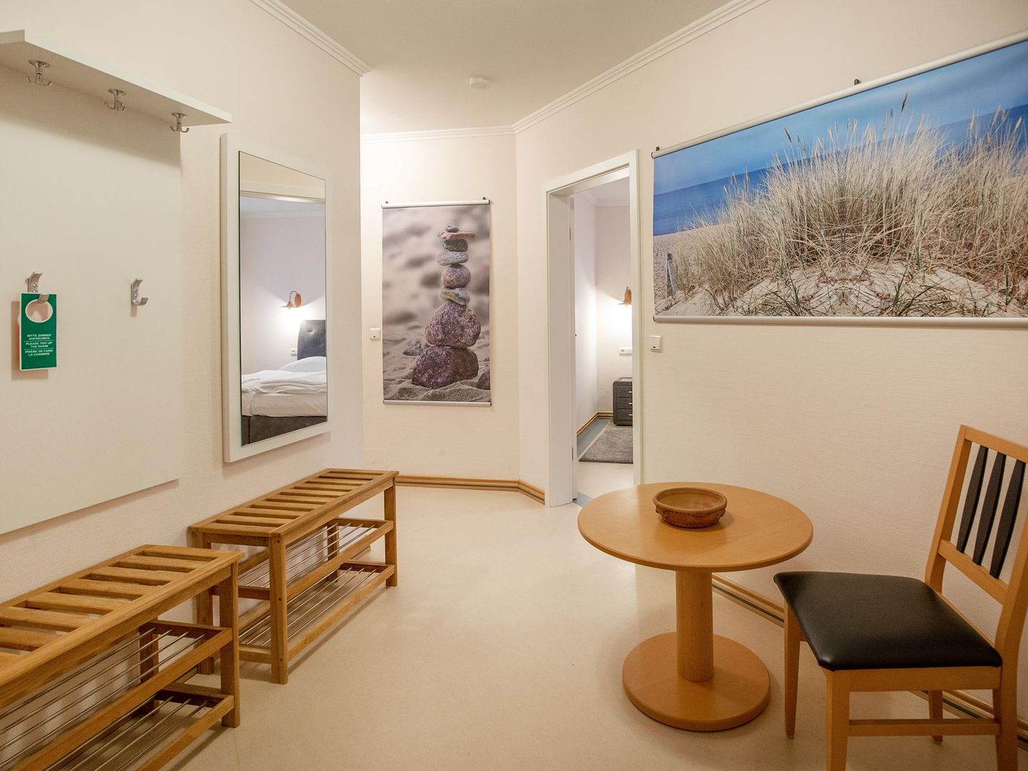 Dünenpark Binz Komfort Ferienwohnung mit 2 Schlafzimmern und Terrasse im Erdgeschoss (163) Insel Rügen - Empfang