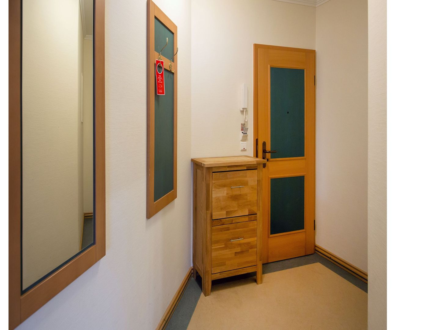 Dünenpark Binz Komfortplus Ferienwohnung mit 1 Schlafzimmer und Balkon im Obergeschoss (168) Insel Rügen - Empfang