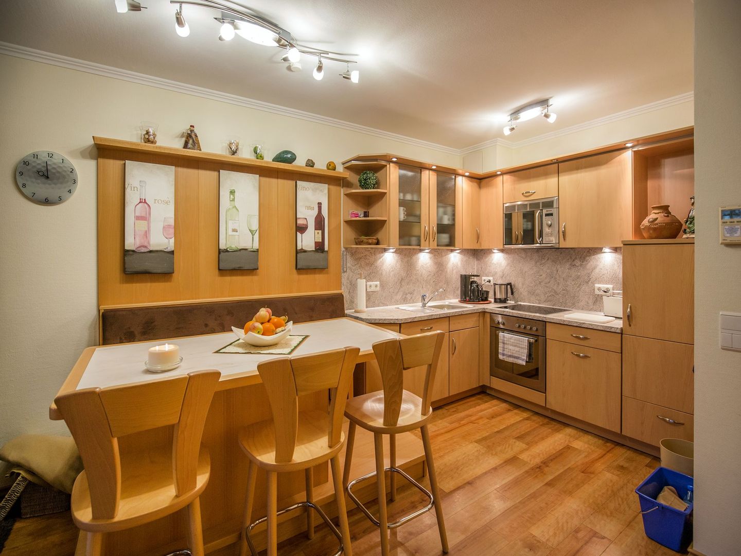 Dünenpark Binz Komfortplus Ferienwohnung mit 2 Schlafzimmern und Balkon im Obergeschoss (170) Insel Rügen - Küche / Küchenzeile