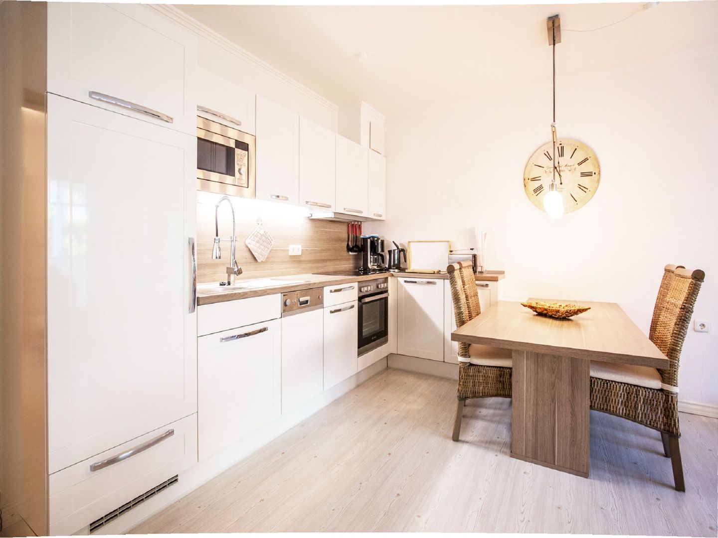 Dünenpark Binz Komfortplus Ferienwohnung mit 1 Schlafzimmer und Terrasse im Erdgeschoss (200) Insel Rügen - Küche / Küchenzeile