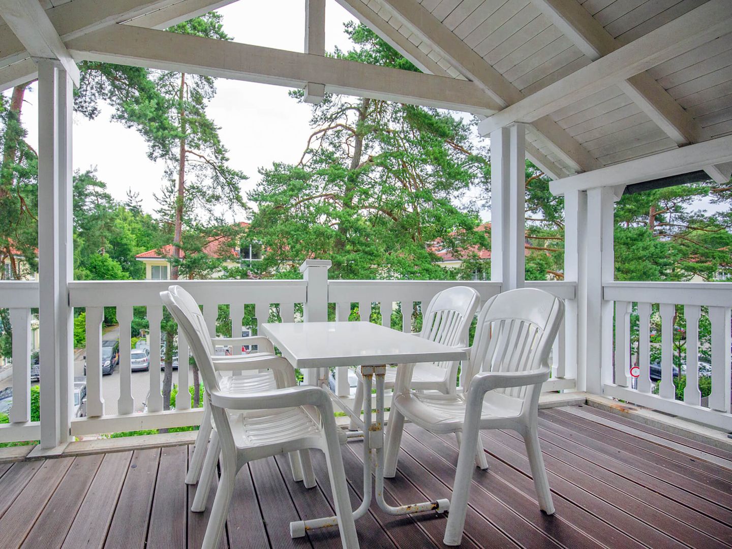 Dünenpark Binz Komfort Ferienwohnung mit 1 Schlafzimmer und Balkon im Dachgeschoss (258) Insel Rügen - Balkon