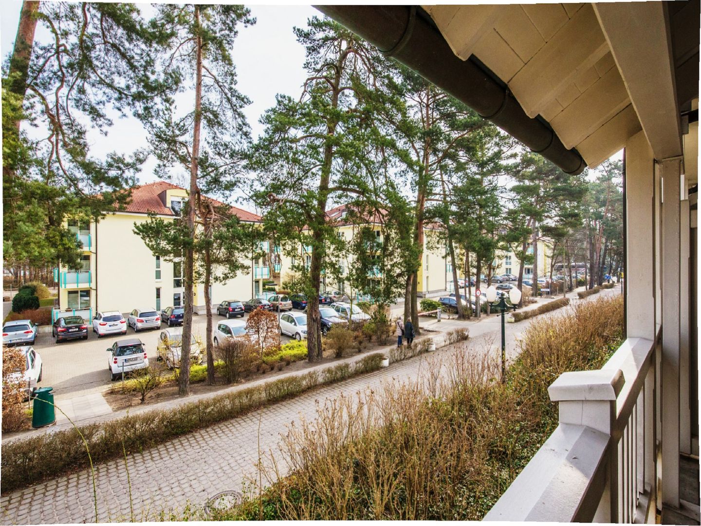 Dünenpark Binz Komfortplus Ferienwohnung mit 1 Schlafzimmer und Balkon im Obergeschoss (255) Insel Rügen - Balkon