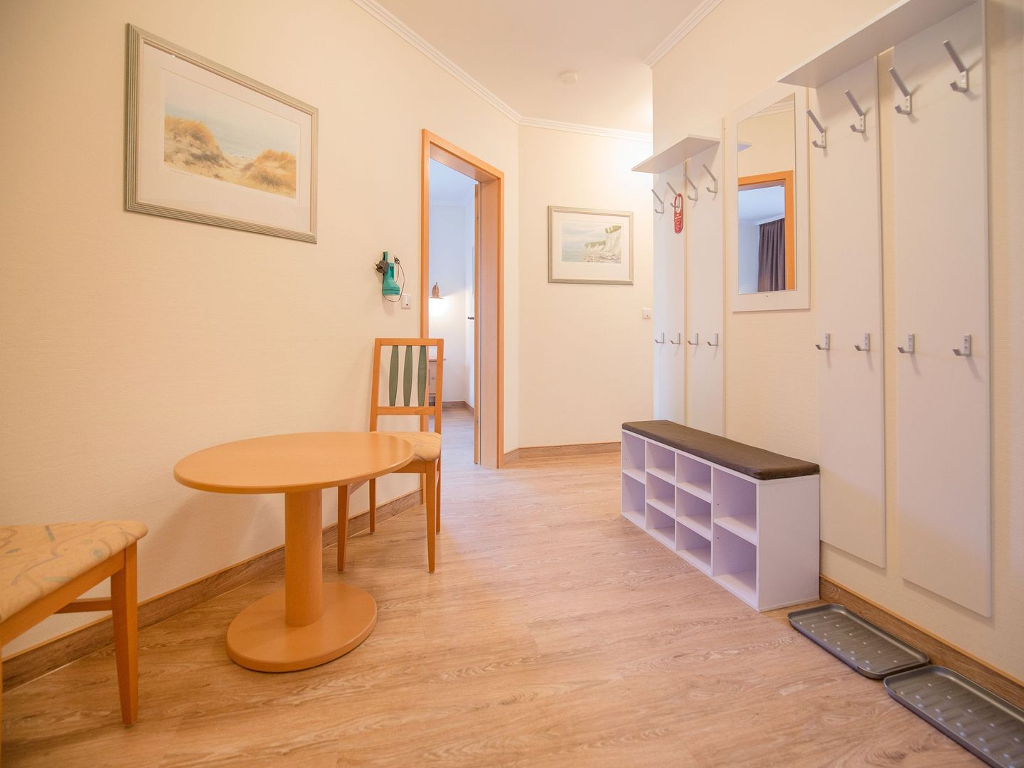 Dünenpark Binz Komfortplus Ferienwohnung mit 2 Schlafzimmern und Balkon im Obergeschoss (280) Insel Rügen - Empfang