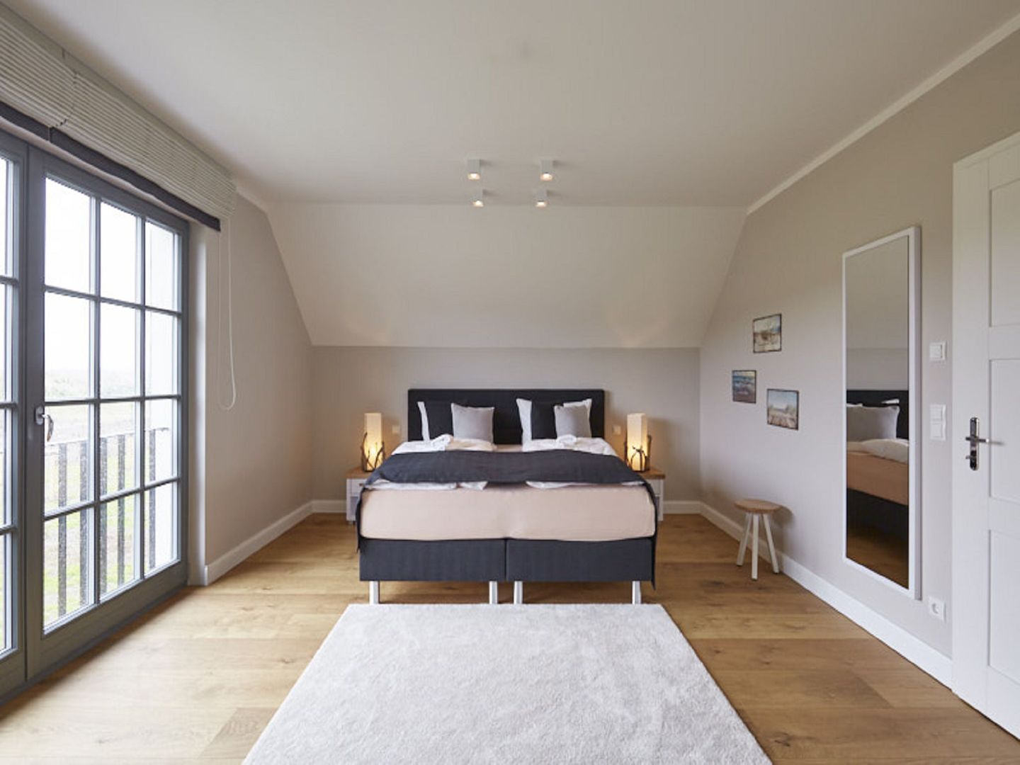 Superior Reetdachvilla mit 2 Schlafzimmern und Kamin (E28) - Schlafzimmer