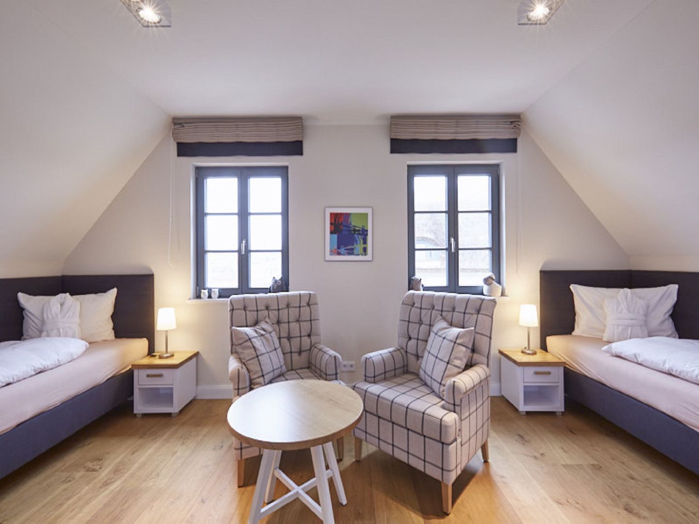 Premium Reetdachvilla mit 2 Schlafzimmern, Sauna und Kamin (E22) - Schlafzimmer