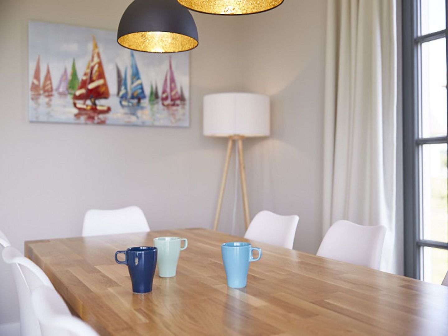 Luxus Reetdachvilla mit 3 Schlafzimmern, Sauna und Kamin (E20) - Wohnzimmer