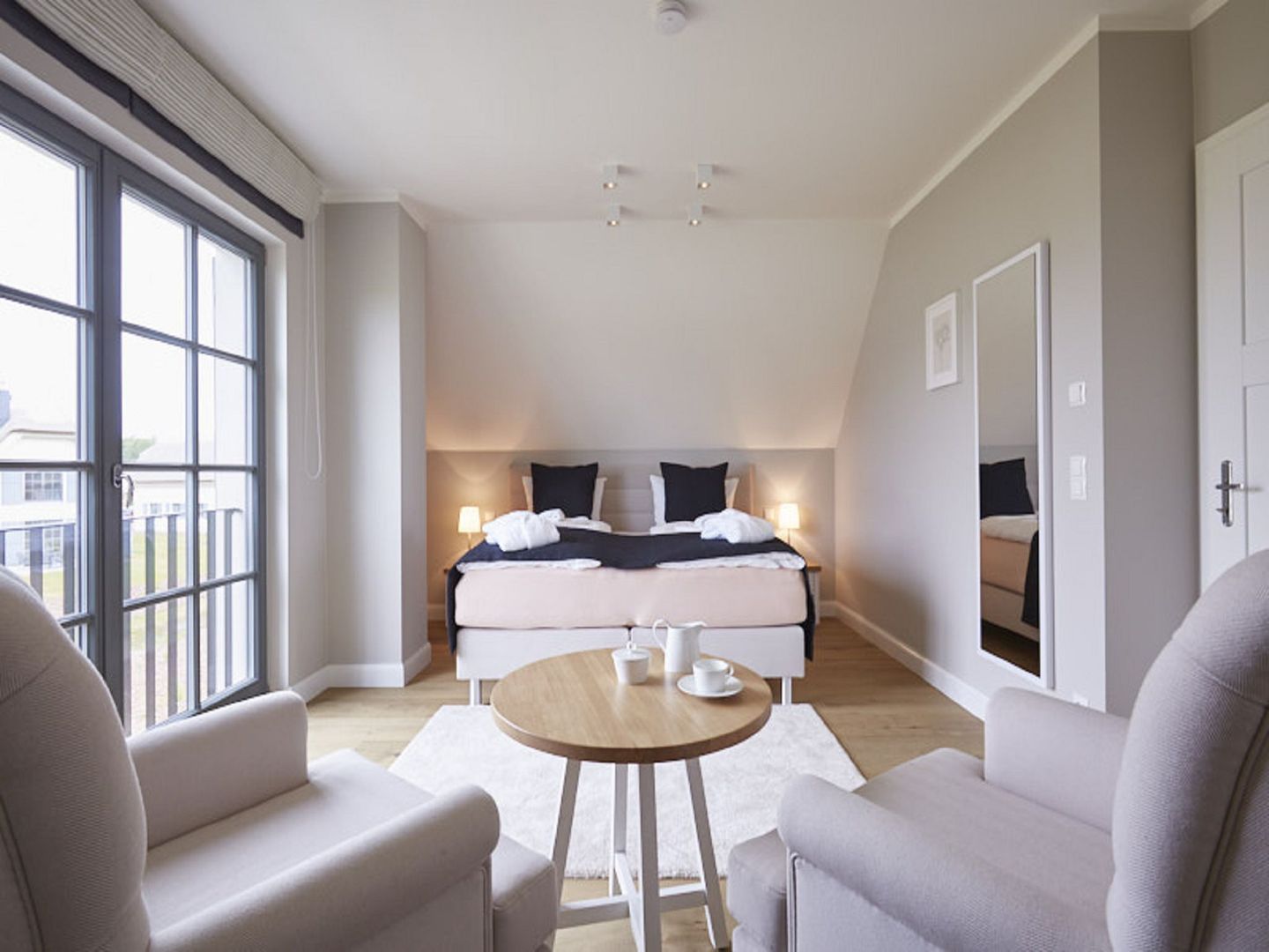 Premium Reetdachvilla mit 3 Schlafzimmern, Sauna und Kamin (E18) - Schlafzimmer