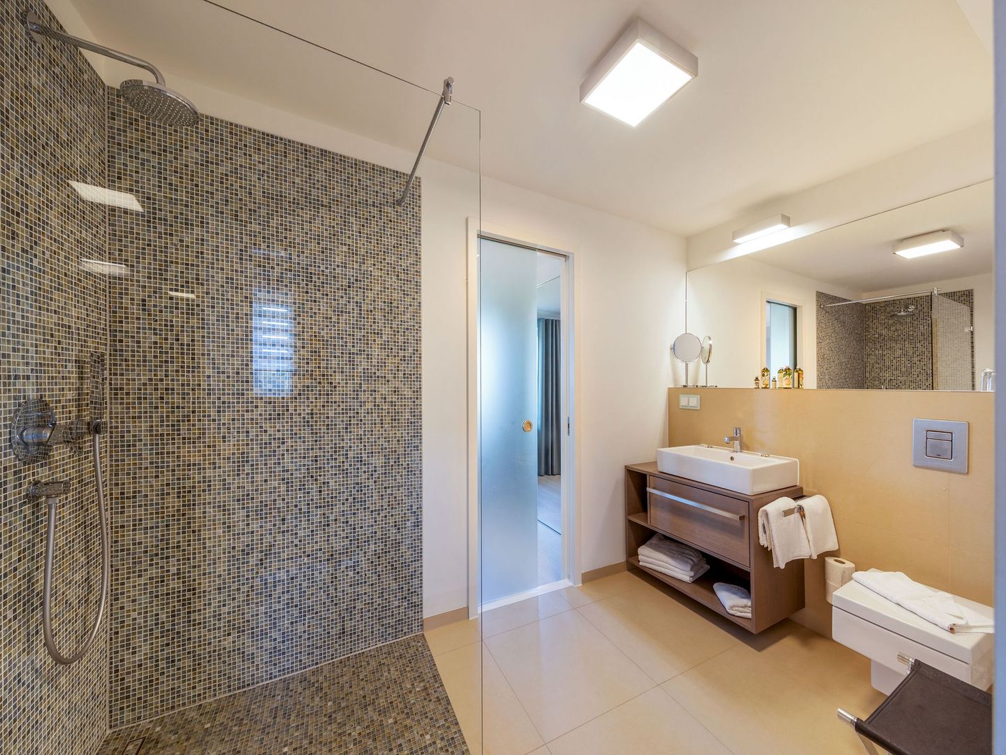 Dünenresidenz Prora Ferienwohnung mit Meerblick, 3 Schlafzimmern und Balkon (NP/207) Insel Rügen - Badezimmer