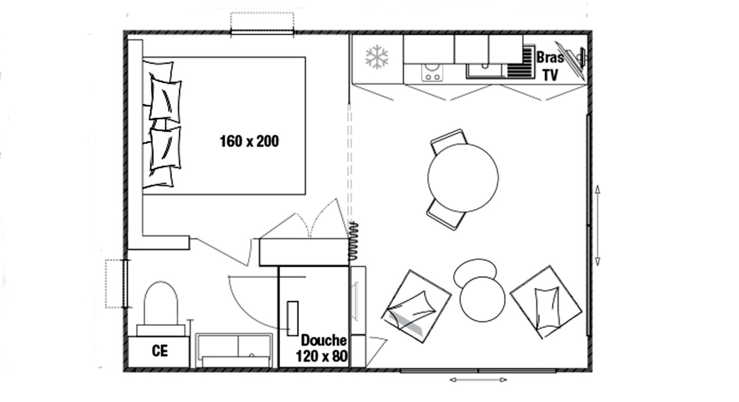 Gronenberger Mühle Haus 28 Scharbeutz - Grundriss