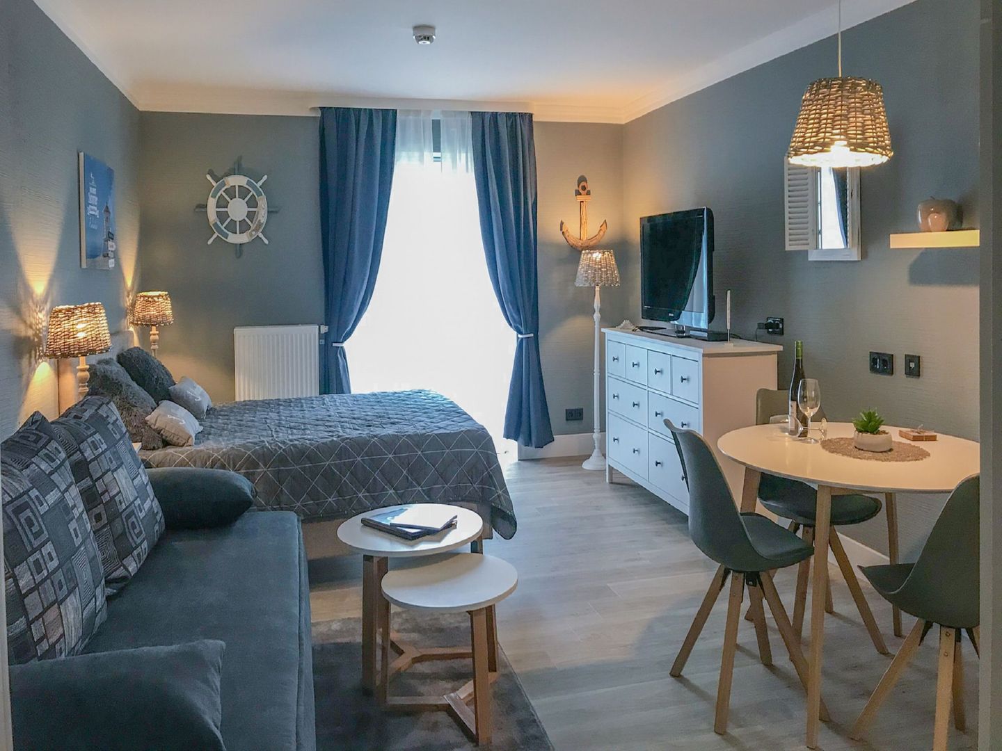 Feriendorf Rugana Komfortplus 1-Raum Ferienwohnung mit Terrasse (B14) Insel Rügen - Wohnzimmer