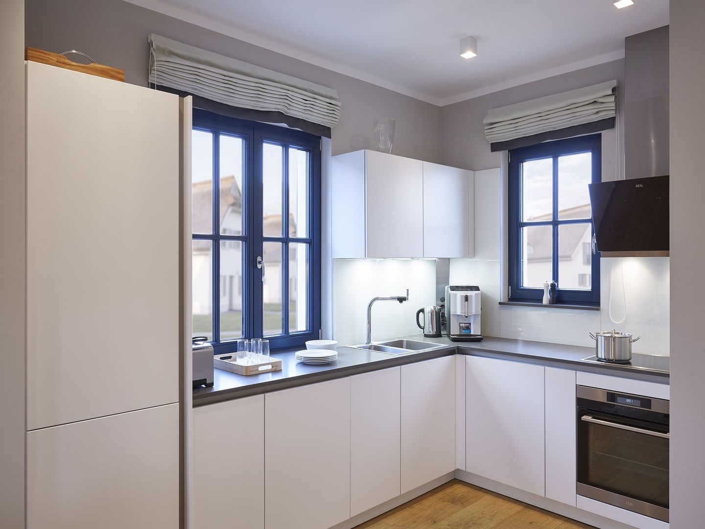 Superior Reetdachvilla mit 2 Schlafzimmern und Kamin (F06) - Küche / Küchenzeile