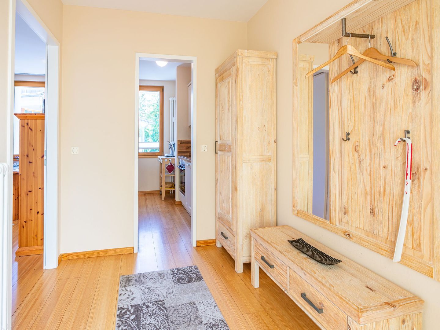 Kaiservillen Heringsdorf Ferienwohnung mit 1 Schlafzimmer und Balkon (D234) Insel Usedom - Empfang