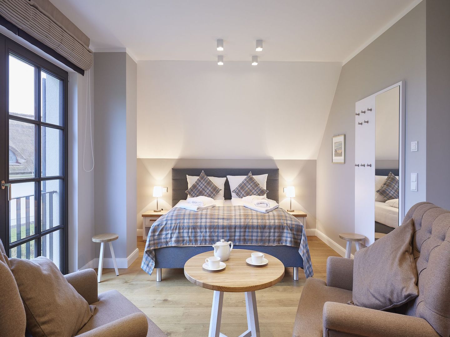 Premium Reetdachvilla mit 3 Schlafzimmern, Sauna und Kamin (F10) - Schlafzimmer