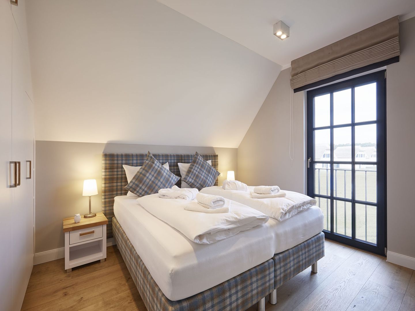 Luxus Reetdachvilla mit 3 Schlafzimmern, Sauna und Kamin (F12) - Schlafzimmer