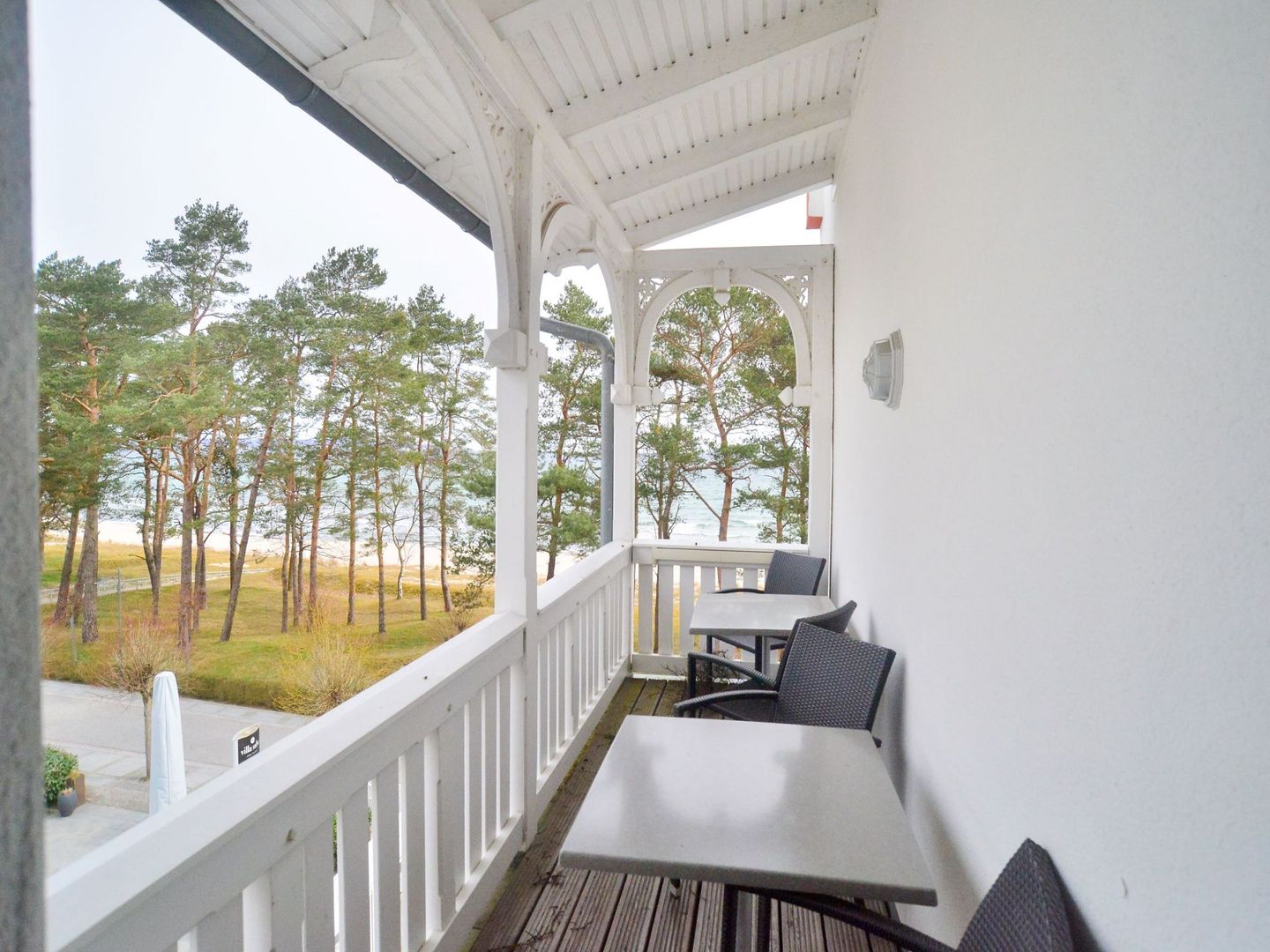 Strandvillen Binz Ferienwohnung mit Meerblick, 2 Schlafzimmern und Balkon (SV/012) Insel Rügen - Balkon
