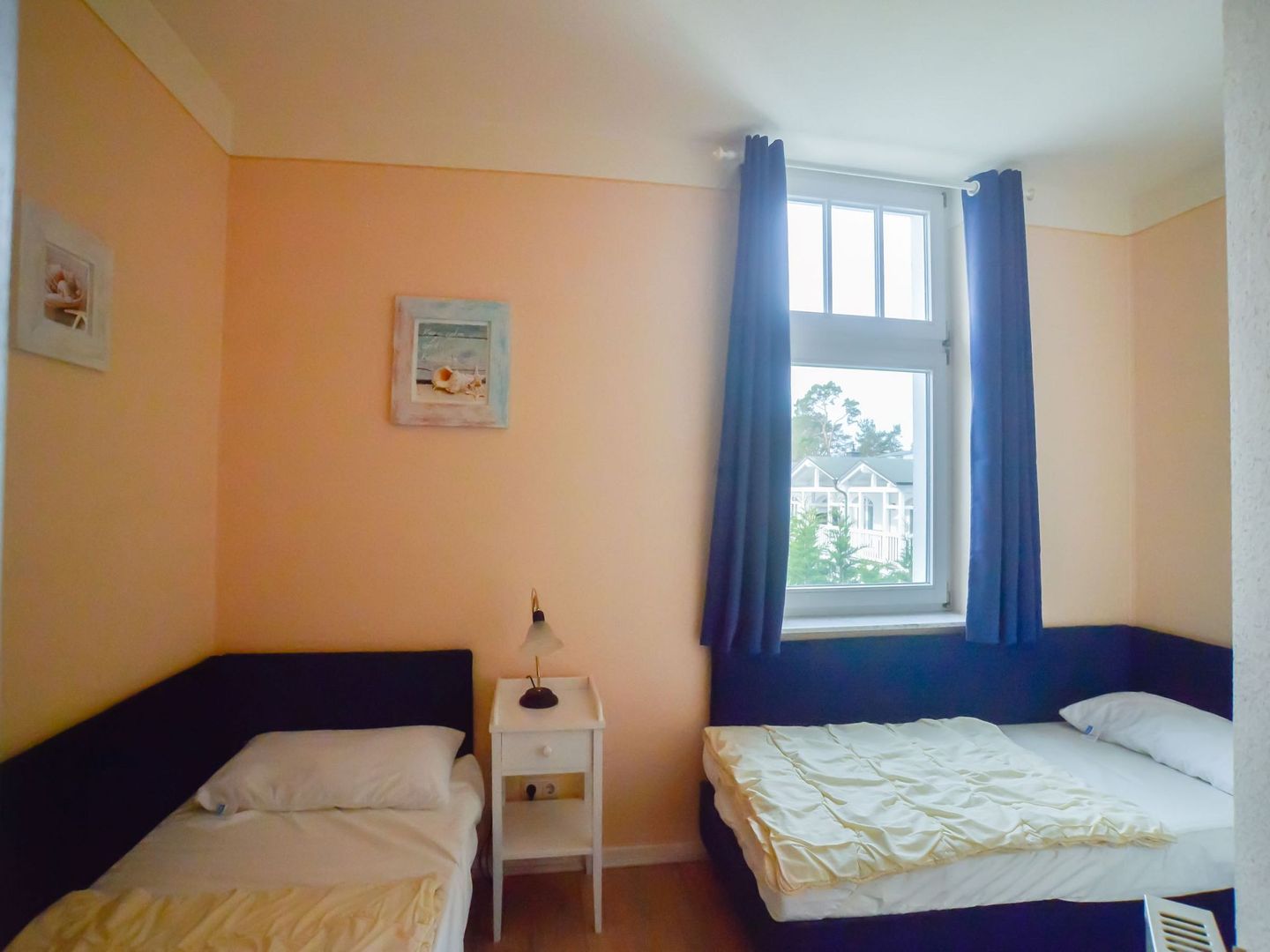 Strandvillen Binz Ferienwohnung mit Meerblick, 2 Schlafzimmern und Balkon (SV/012) Insel Rügen - Schlafzimmer