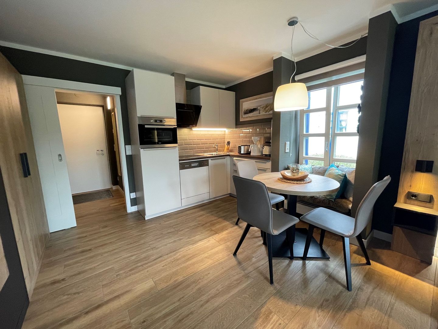 Feriendorf Rugana Komfortplus 1-Raum Ferienwohnung mit Terrasse (A42) Insel Rügen - Küche / Küchenzeile