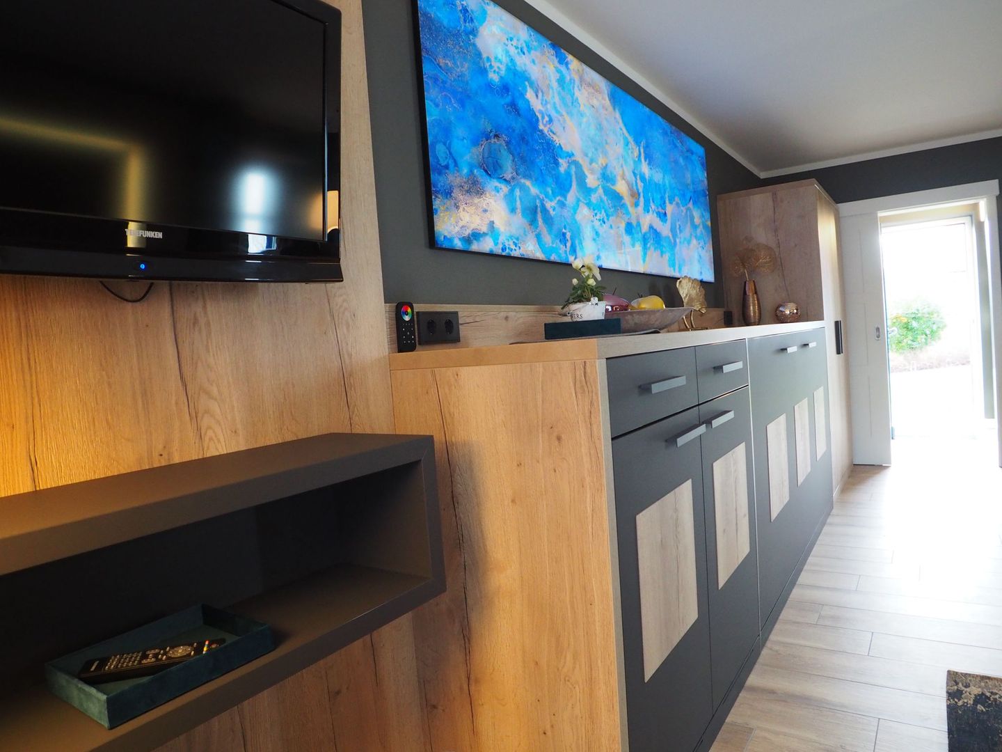 Feriendorf Rugana Komfortplus 1-Raum Ferienwohnung mit Terrasse (A42) Insel Rügen - Wohnzimmer