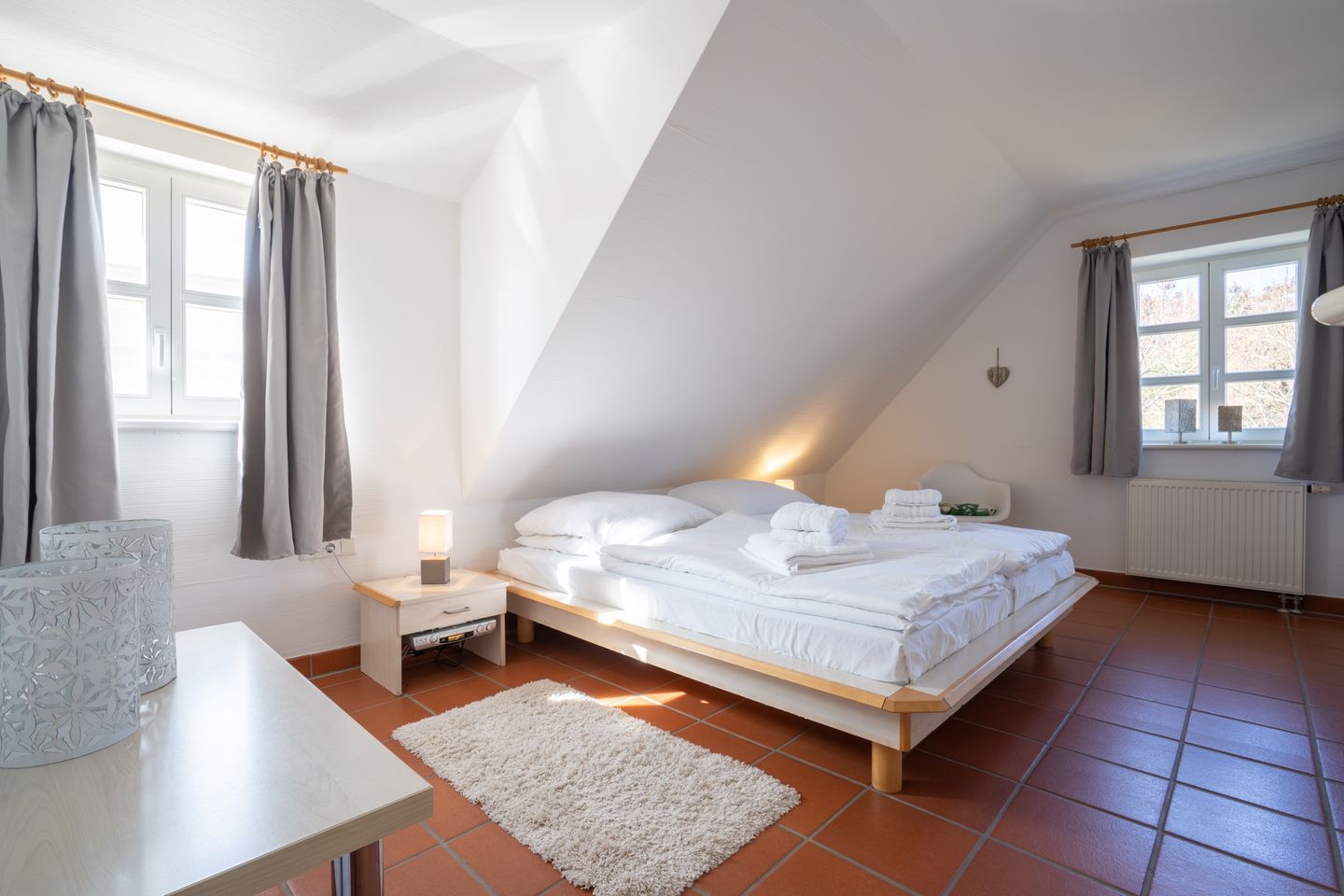 Feriendorf Rugana Komfort Ferienwohnung mit 1 Schlafzimmer (A18) Insel Rügen - Schlafzimmer