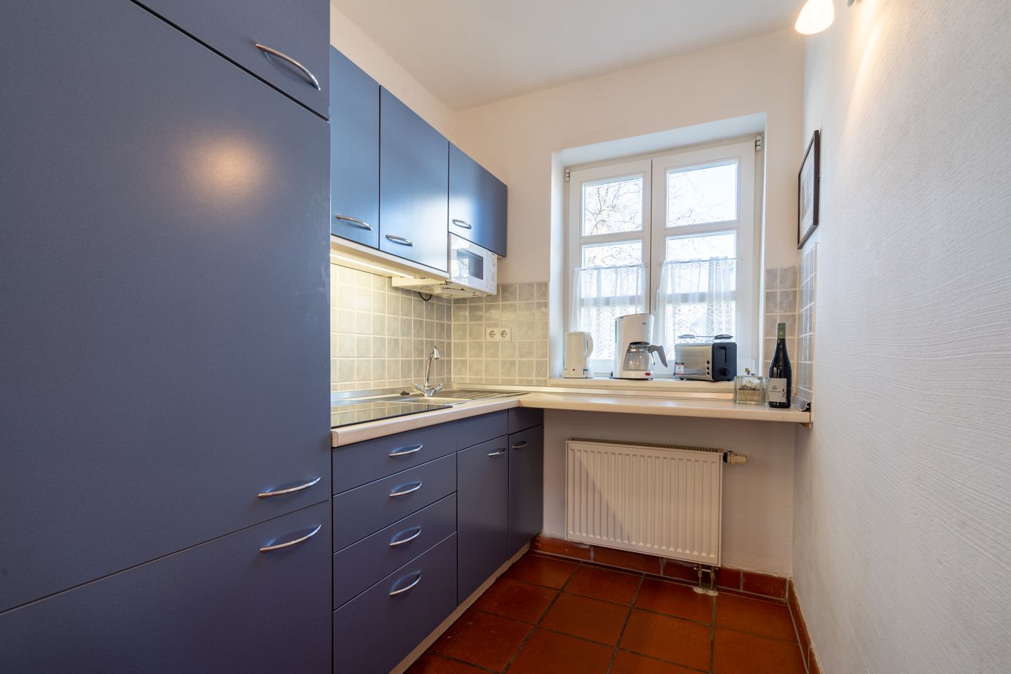 Feriendorf Rugana Budget Ferienwohnung mit 2 Schlafzimmern und Terrasse (A70) Insel Rügen - Küche / Küchenzeile