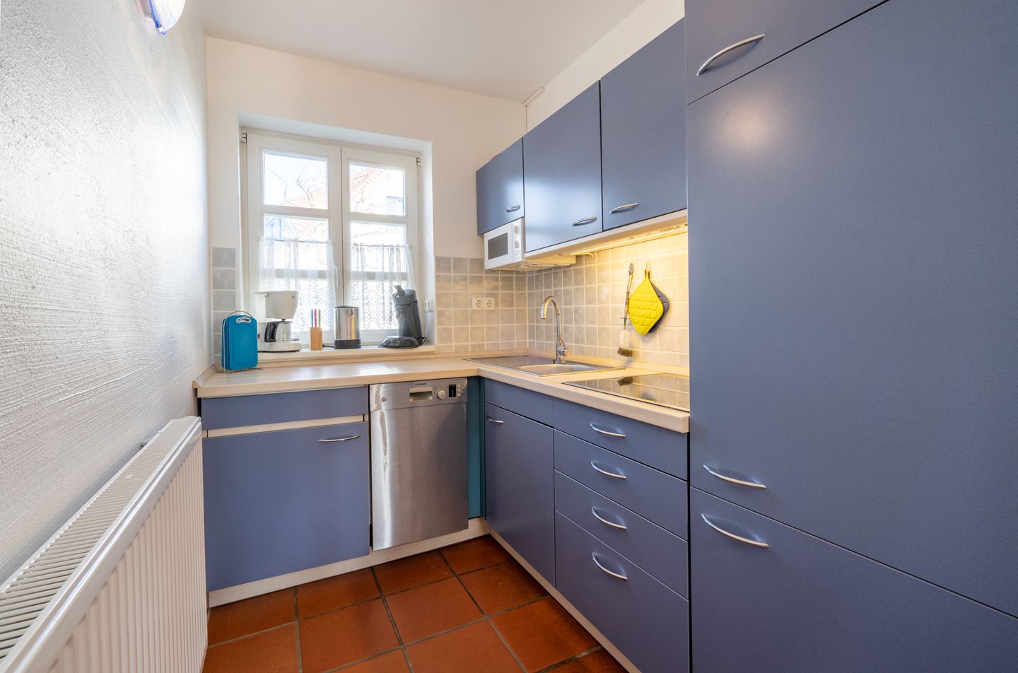 Feriendorf Rugana Komfort Ferienwohnung mit 2 Schlafzimmern und Terrasse (A71) Insel Rügen - Küche / Küchenzeile