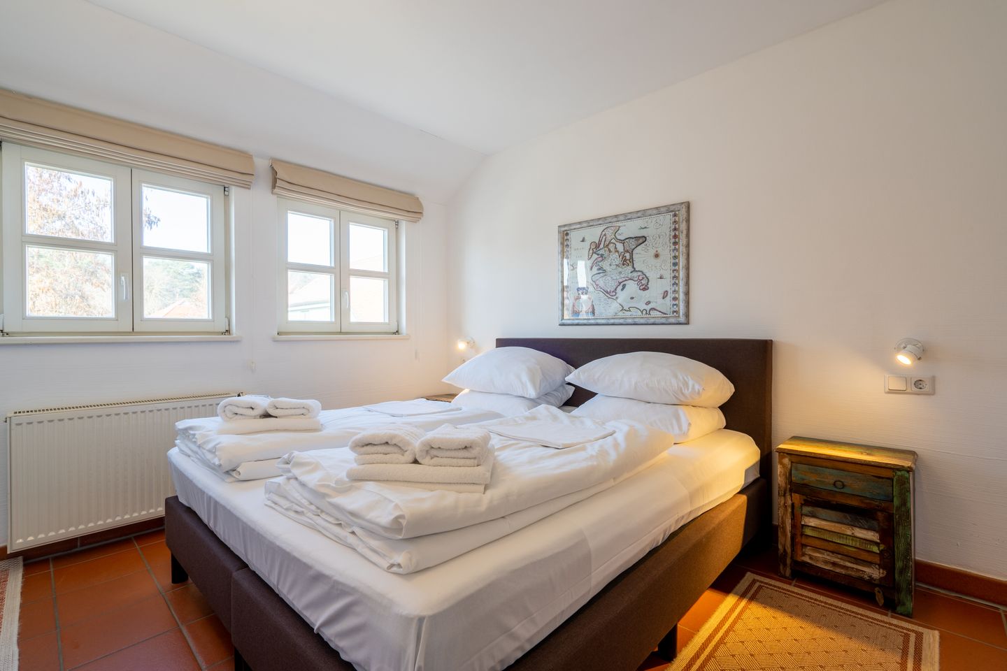 Feriendorf Rugana Komfortplus Ferienwohnung mit 1 Schlafzimmer (B04) Insel Rügen - Schlafzimmer