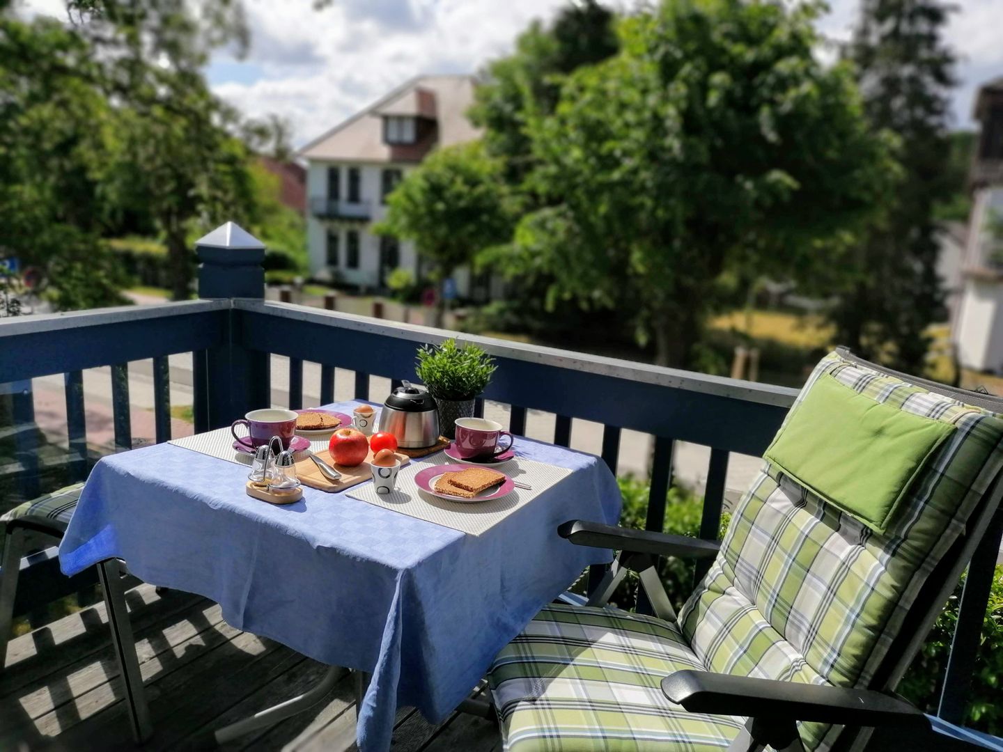  Ferienwohnung M31 "Die Welle" Graal-Müritz - Balkon