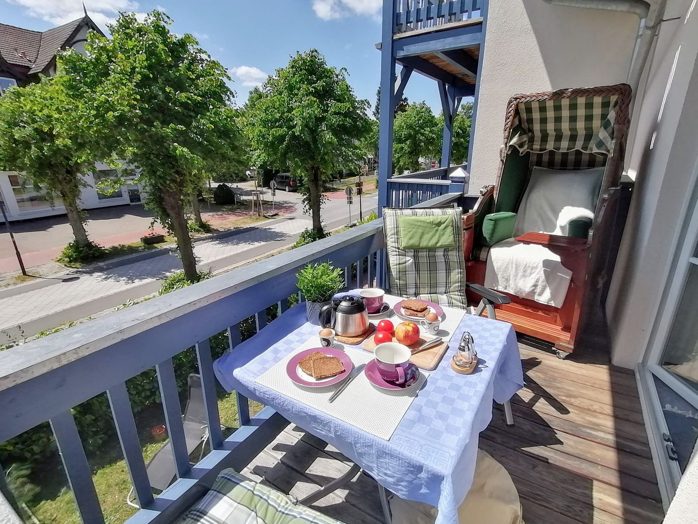  Ferienwohnung M31 "Die Welle" Graal-Müritz - Balkon