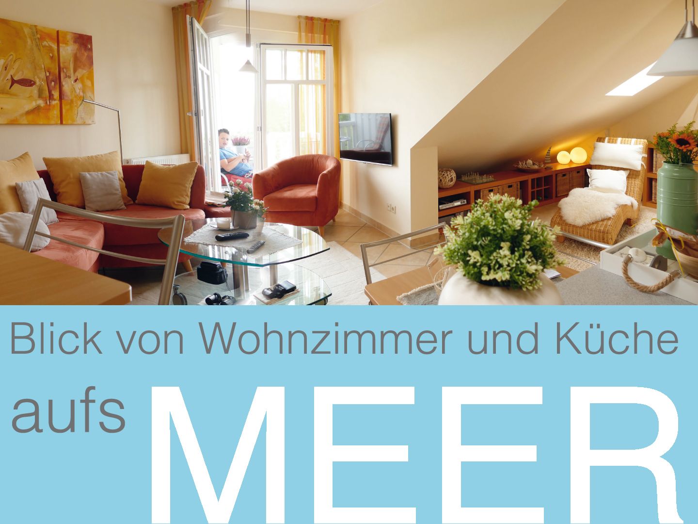  Ferienwohnung B8 Graal-Müritz - Wohnzimmer