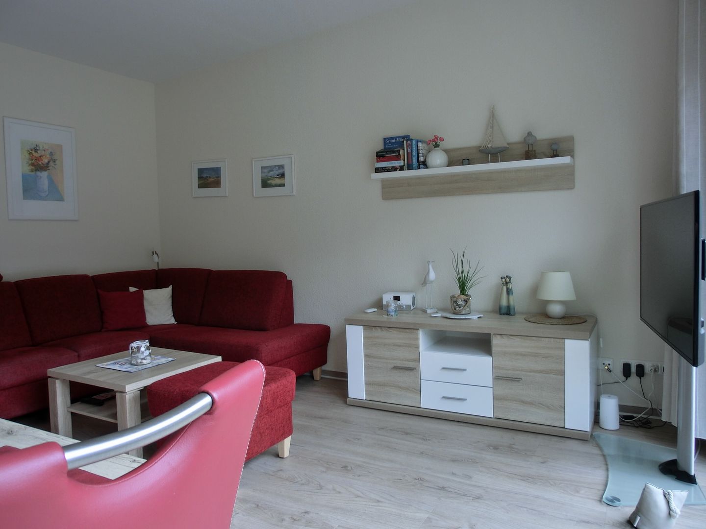  FEWO KWH 4 OG "Sonnenstübchen" Graal-Müritz Küstenwald - Wohnzimmer