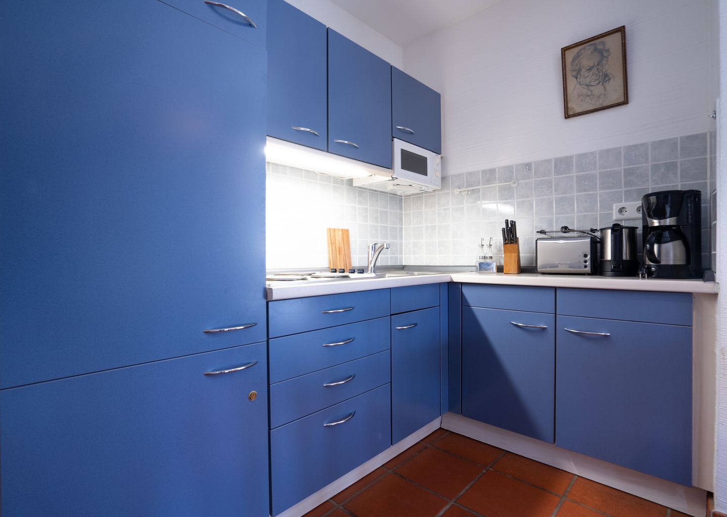 Feriendorf Rugana Klassik 1-Raum Ferienwohnung mit Terrasse (B51) Insel Rügen - Küche / Küchenzeile