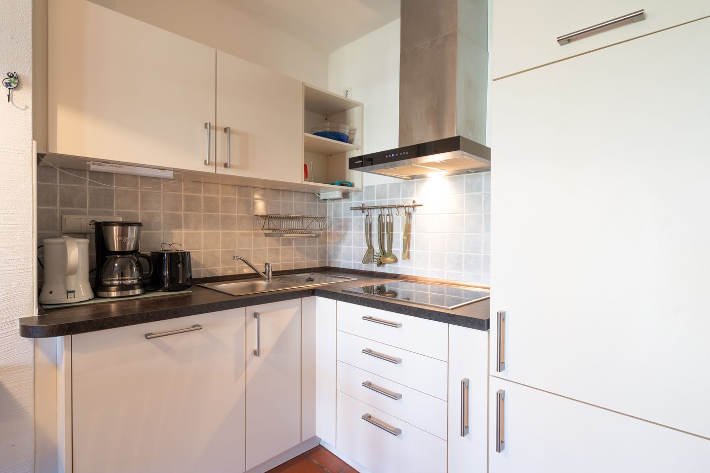 Feriendorf Rugana Komfort 1-Raum Ferienwohnung mit Terrasse (C37) Insel Rügen - Küche / Küchenzeile