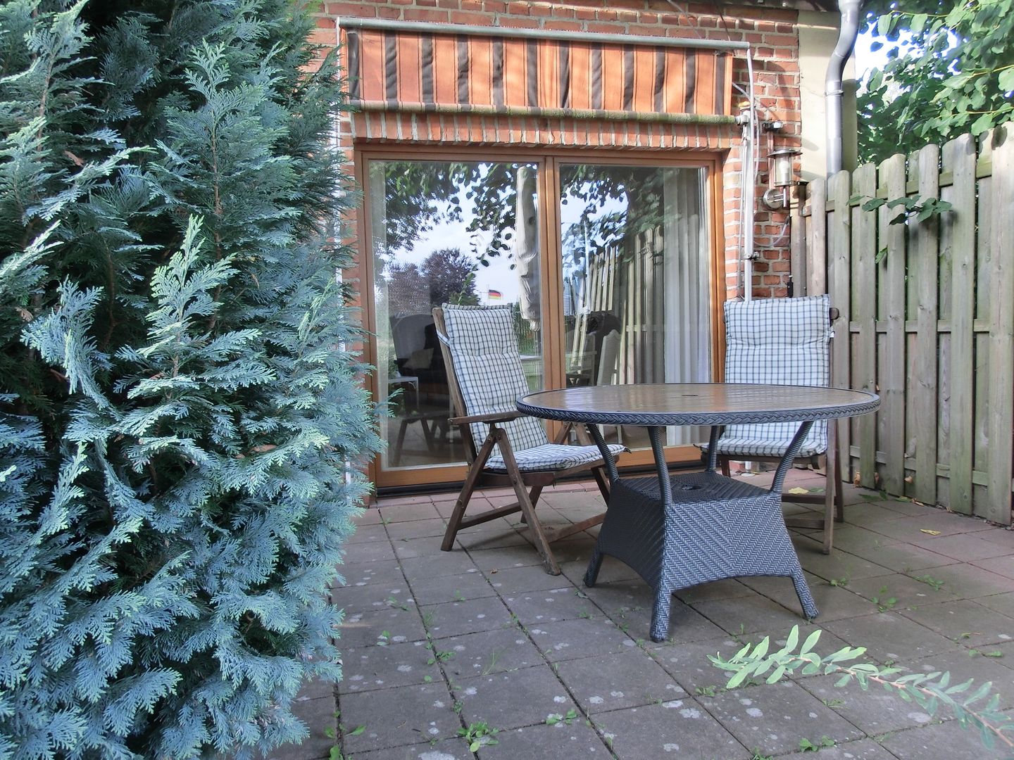  Ferienwohnung NH6 Hirschburg - Terrasse