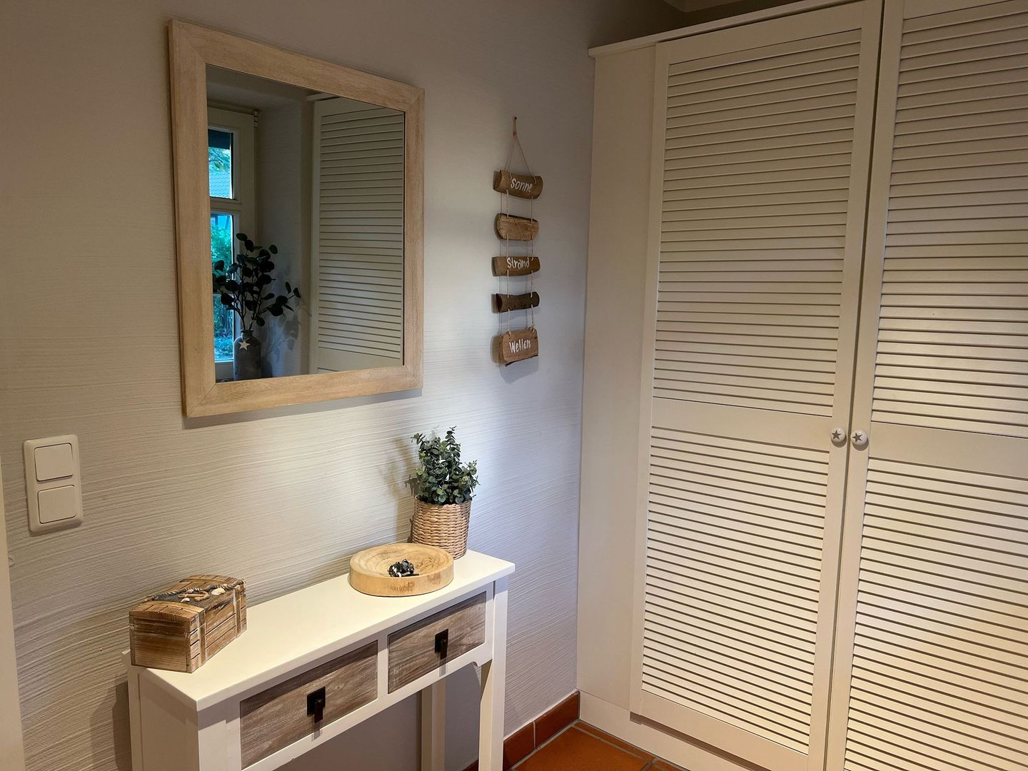 Feriendorf Rugana Komfortplus Ferienwohnung mit 1 Schlafzimmer und Terrasse (A07) Insel Rügen - Schlafzimmer