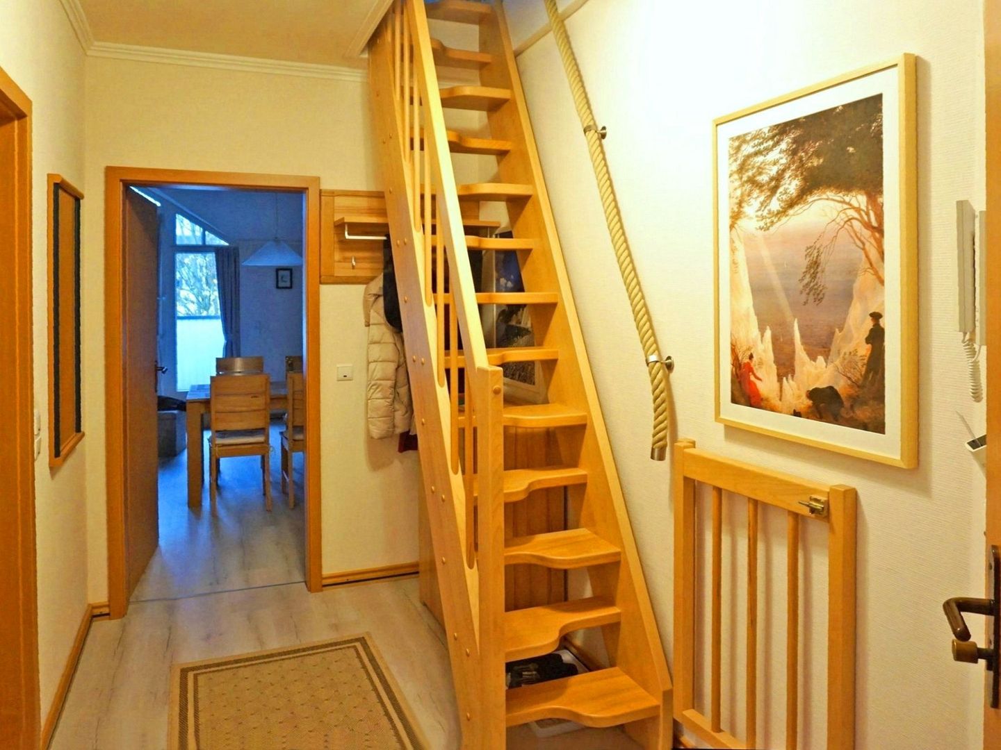 Dünenpark Binz Komfortplus Ferienwohnung mit 2 Schlafzimmern und Balkon im Dachgeschoss (248) Insel Rügen - Empfang