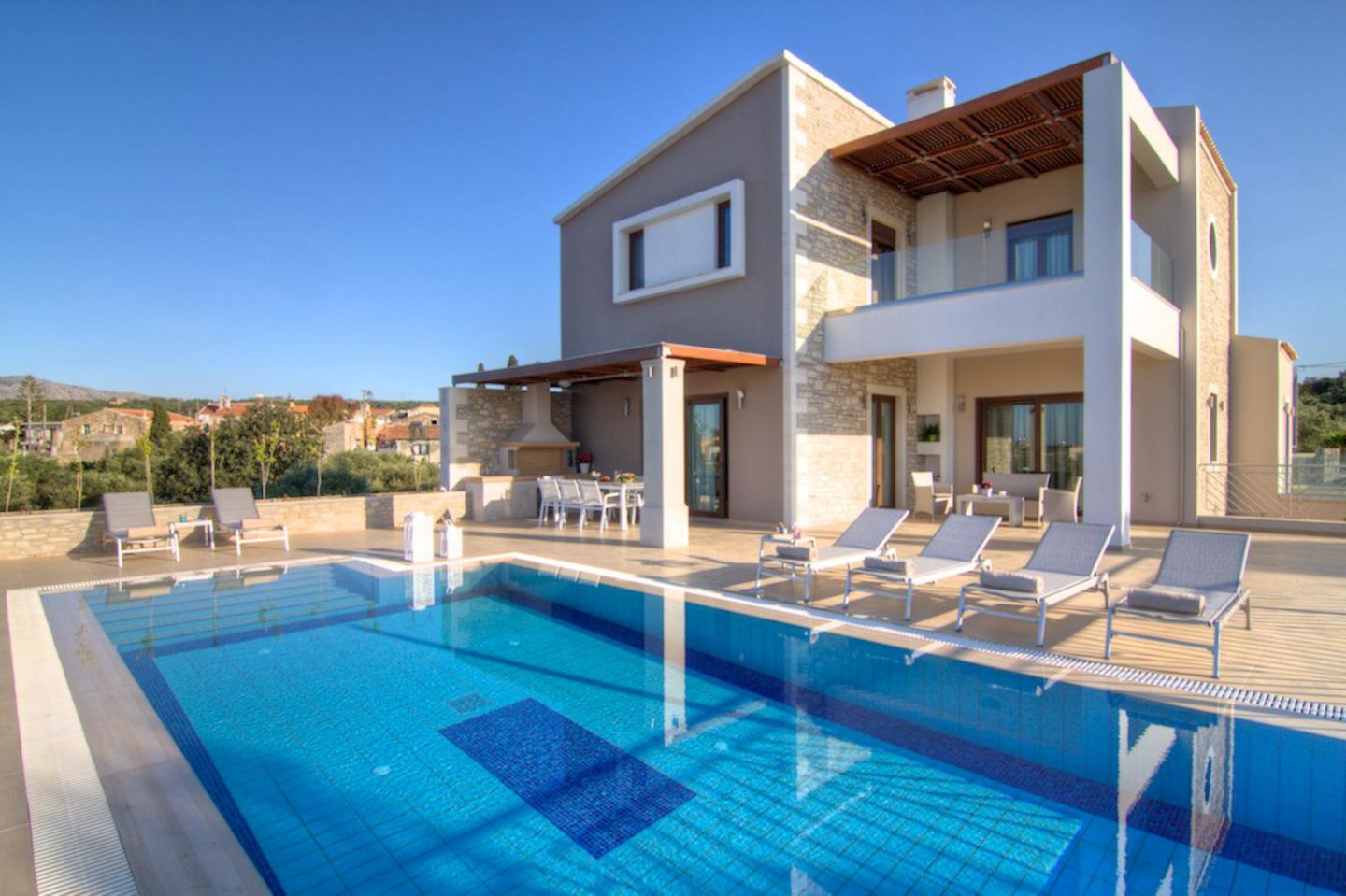 Exklusive Villa mit Pool, Wifi, Meerblick, 8 Pers.  in Griechenland