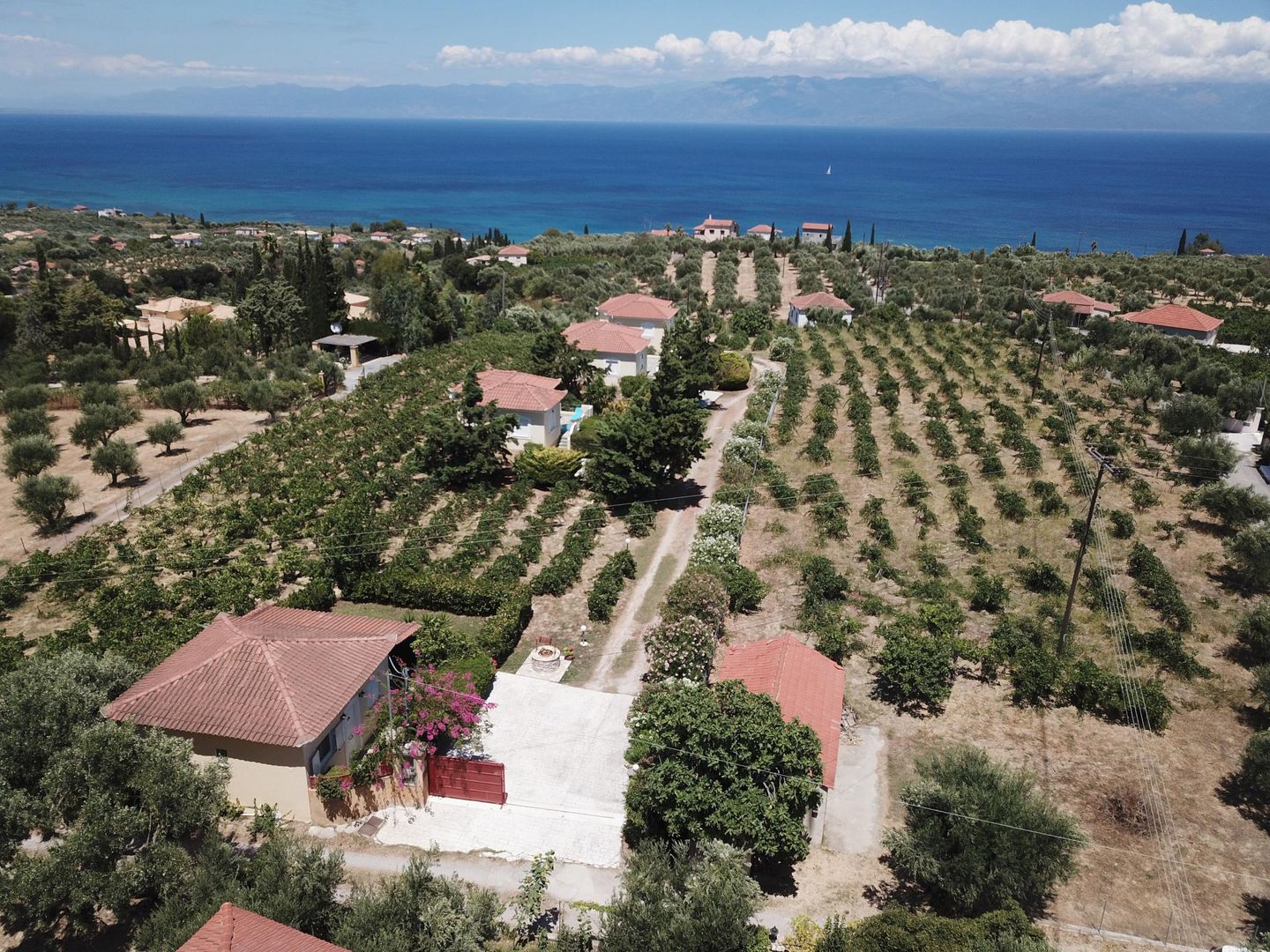 Schönes Ferienhaus im Grünen mit Terrass  in Griechenland