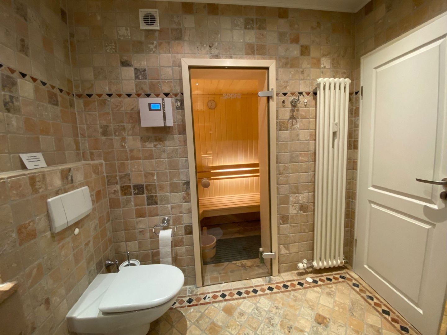 Strandvillen Binz Ferienwohnung mit Meerblick, 1 Schlafzimmer, Sauna und Balkon (SV/712) Insel Rügen - Sauna