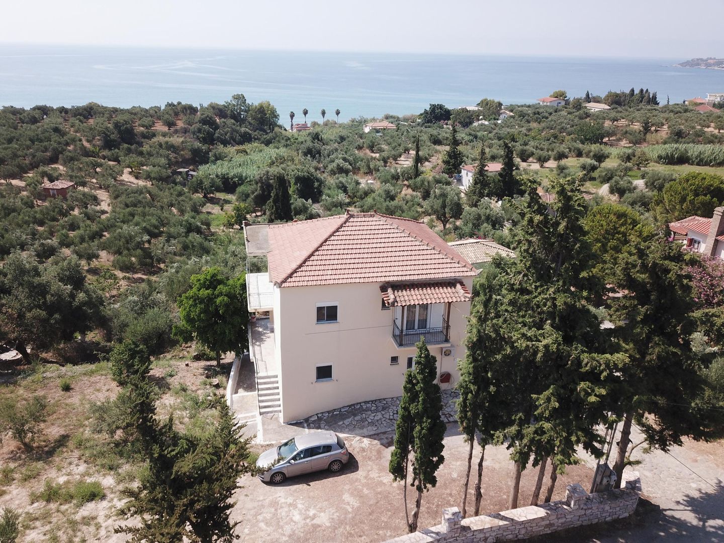 Wunderschöner Blick auf die Messenische Bucht Ferienwohnung mit Wifi Peloponnes